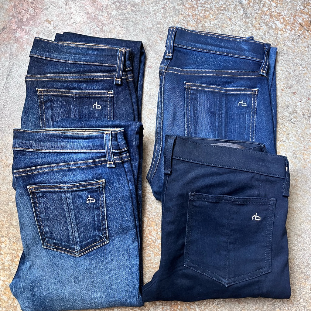 Rag & Bone 4-Pc Women's Skinny Jean Bundle Sz 25 & 26